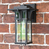 Modern Simplistic Wall Lantern in Bronze