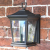 Antique Bronze Four Sided Flush Wall Lantern 