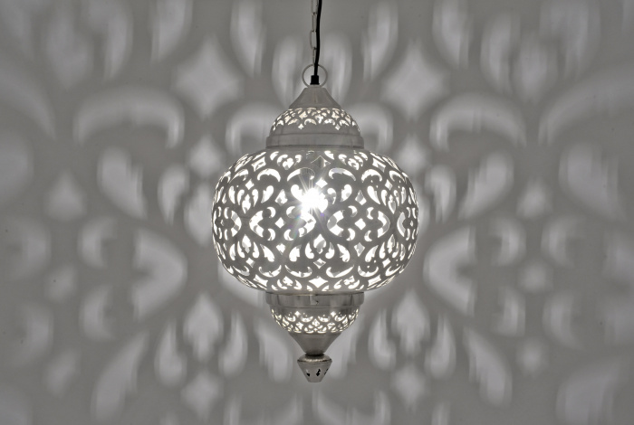 silver ceiling lights