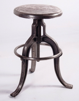 Cast iron  industrial style bar stool