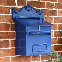 Royal Blue Cambourne Secure Parcel Box Wall Mount