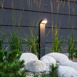 Malme Graphite LED Bollard Light