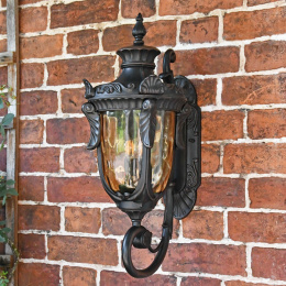 Baroque Style Bronze Scroll Wall Light