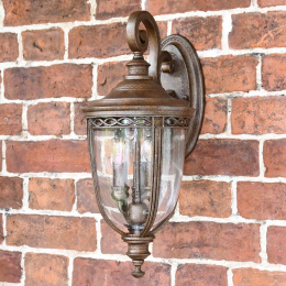 "The Waverton" Bronze Top Fix Traditional Wall Light