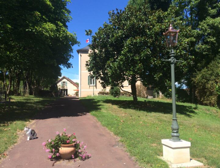 English Lamp Posts In A French Holiday Home