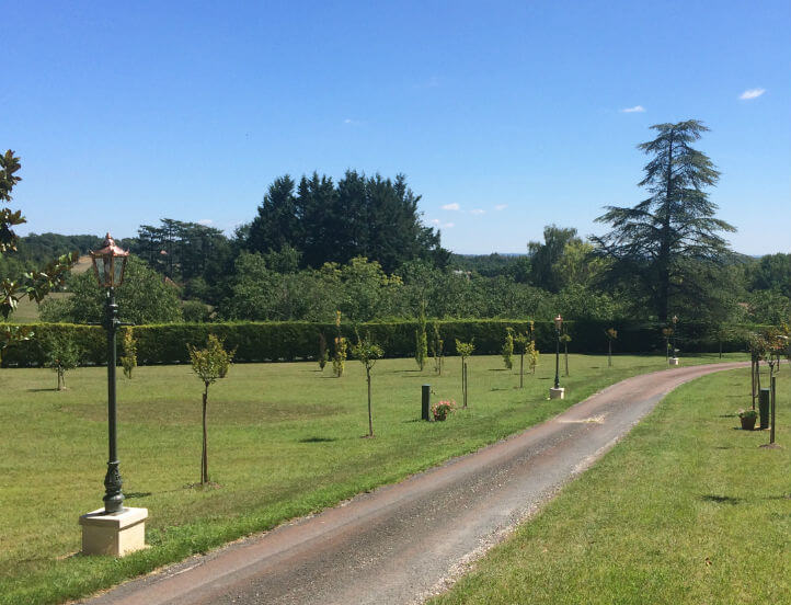 Copper Lamp Posts Installed in France